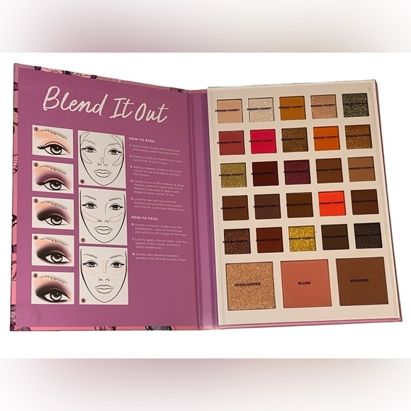 Profusion Cosmetics Other - Profusion Cosmetics Beauty Book Eye & Face Palette - Pink